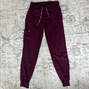 Med Couture scrubs, touch, small tall, wine